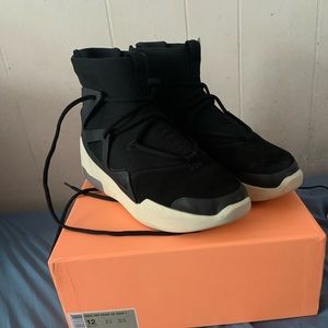 Nike Fear of God 1 Black Size 12 USED